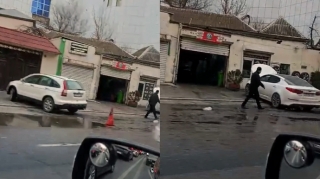 Bakıda isti su yola axır - Günlərdir həll olunmayan problem - VİDEO 