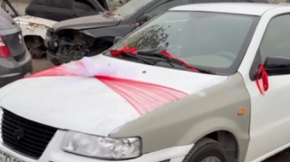 Gəncədə toy karvanında avtoxuliqanlıq edən sürücülər həbs edildi 