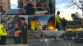 Дорожная полиция провела в Баку рейды против нарушителей ПДД - ВИДЕО