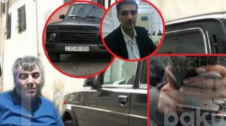 Rəşad Dağlının qətl törətdiyi avtomobilin görüntüləri  - VİDEO