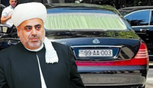 Şeyxin bahalı maşınının üzərindəki nömrə başqa avtomobilə məxsus imiş  - FOTO