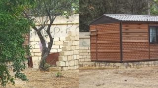 Bakıda yaşıllıq ərazidə tikinti aparılır - ŞİKAYƏT - FOTO 