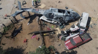 Göyərtəsində altı nəfərin olduğu hərbi helikopter qəzaya uğrayıb