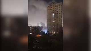 Yasamalda yaşayış binasında yanğın baş verib - FOTOLAR - VİDEO 