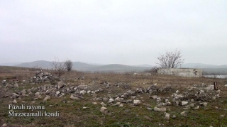 Видеокадры из села Мирзаджамаллы  Физулинского района - ФОТО