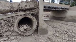 Qubaya düşən yağıntı bu körpünü DAĞITDI - FOTO - VİDEO 
