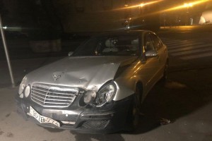 Bakıda 2 avtomobil toqquşdu: xəsarət alan var - VİDEO