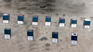 Yük avtomobilindən siqaret müsadirə edilib - FOTO