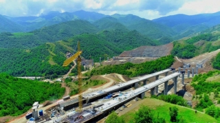 Строительство дороги Ахмедбейли-Физули-Шуша  продолжается ускоренными темпами   - ВИДЕО