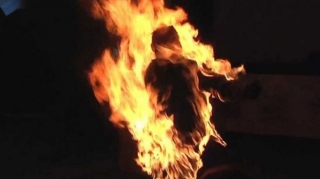 Ağcabədi sakini özünü yandırdı