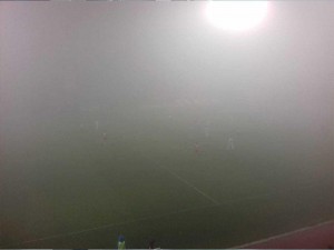 "Qəbələ" - "Zirə" oyunu qatı duman səbəbindən dayandırıldı