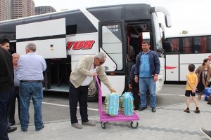 Avtovağzalda sərnişinlər üçün pulsuz xidmət - FOTO