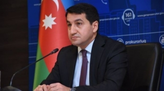 Hikmət Hacıyev: “Ermənistan Goranboyu qadağan olunmuş silahdan atəşə tutub” - FOTO 