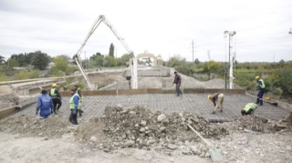 Qudyalçay üzərində yeni körpünün tikintisi nə yerdədir?   - FOTO