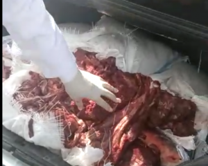 Qaradağ postunun əməkdaşları daha bir avtomibildən ət aşkarladı – 90 kq