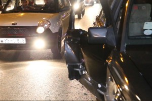 2 avtomobilin iştirakı ilə yol-nəqliyyat hadisəsi baş verib - VİDEO