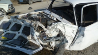 Biləsuvarda avtomobillər toqquşub, 5 nəfər xəsarət alıb 