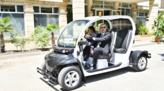 Prezidentlə xanımının Nəbatat Bağından FOTOLARI 