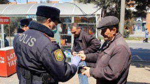 Sumqayıtda küçəyə səbəbsiz çıxanl 100 nəfər cərimələndi - FOTO