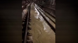 Kiyevdə metronu su basdı
