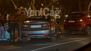 Rəqqasə "Renka" qəzaya düşdü  - VİDEO