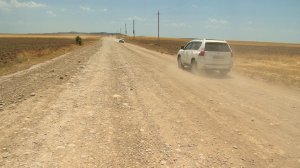 Qobustanda Ərəbqədim-Göydərə avtomobil yolu yenidən qurulur - FOTO