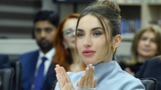 Prezidentin gəlini müəllifi olduğu layihəni təqdim edib - FOTOLAR 