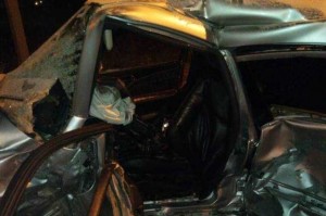 Arvadı qarğış etdi, qəzaya düşdü  - VİDEO