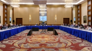 Bakıda Beynəlxalq Nəqliyyat Forumunun iclasları keçirilir - FOTOLAR 