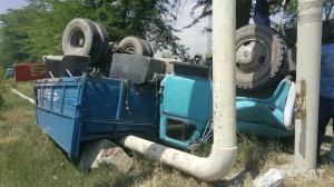 Tərtərdə yük avtomobilləri toqquşub: xəsarət alanlar var - FOTO