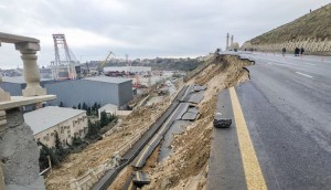Bibiheybət yamacında istinad divarının tikintisi mayın sonunadək yekunlaşacaq