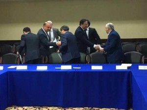 Nəqliyyat Marşrutu üzrə yükdaşımaların şərtləri müzakirə olunub - FOTO