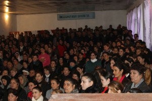 Qazaxda polis əməkdaşları ilə şagirdlər arasında görüş keçirilib - FOTO