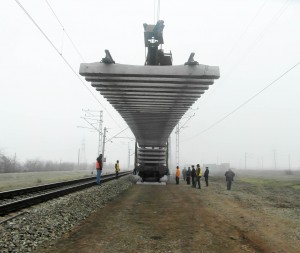 Goran-Kürəkçay mənzilində 5 km-lik dəmir yolu əsaslı təmir olunur - FOTO