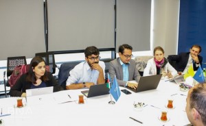 Beynəlxalq Nəqliyyat Forumunun nümayəndələri ilə BNA-da görüş keçirilib - FOTO