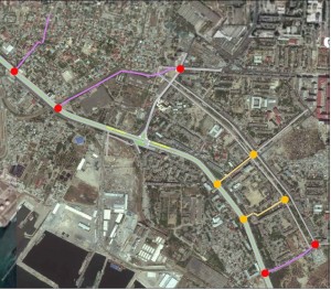 Bakının "Nargilə dairəsi”də sıxlıq aradan qaldırılır