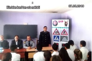 Şəki polisi maarifləndirmə tədbirlərini davam etdirir - FOTO