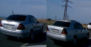 Düz xətti "hörmətsiz" vəziyyətə salan sürücülər - VİDEO