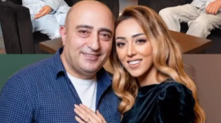 Ofelya ərinin adını mikrofonuna yazdırdı   - FOTO