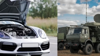 Hava hücumundan müdafiə sistemləri işə düşdü, avtomobillər bloklandı   - FOTO