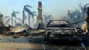 Meşə yanğınları bir şəhəri məhv etdi