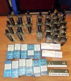 Avtobusuda qanunsuz siqaretlər və araqlar aşkarlandı - FOTO