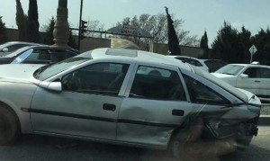 Yeni quraşdırılan işıqforun hələ işə salınmaması qəzaya səbəb olub - FOTO