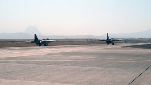 Naxçıvanda SU-25 hücum təyyarələri təlim uçuşları keçirib - VİDEO