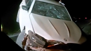 Döngəyə sərt girən sürücü “BMW”ni aşırıb xəstəxanalıq oldu   - VİDEO