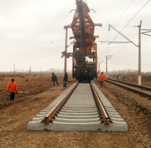 Kürəkçay-Dəliməmmədli dəmir yolu xətti əsaslı təmir olunur - FOTO