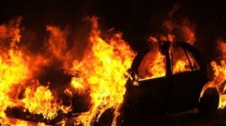 Bakıda "Mitsubishi"  yandı