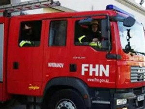 Sabunçuda yanğın baş verib