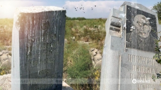 Zəngibasarda ermənilərin viran qoyduğu Ağadədə məzarlığı ilk dəfə görüntüləndi - FOTO 