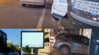 Люди, пришедшие в дорогой ресторан на дорогих машинах,  перекрыли путь пешеходам